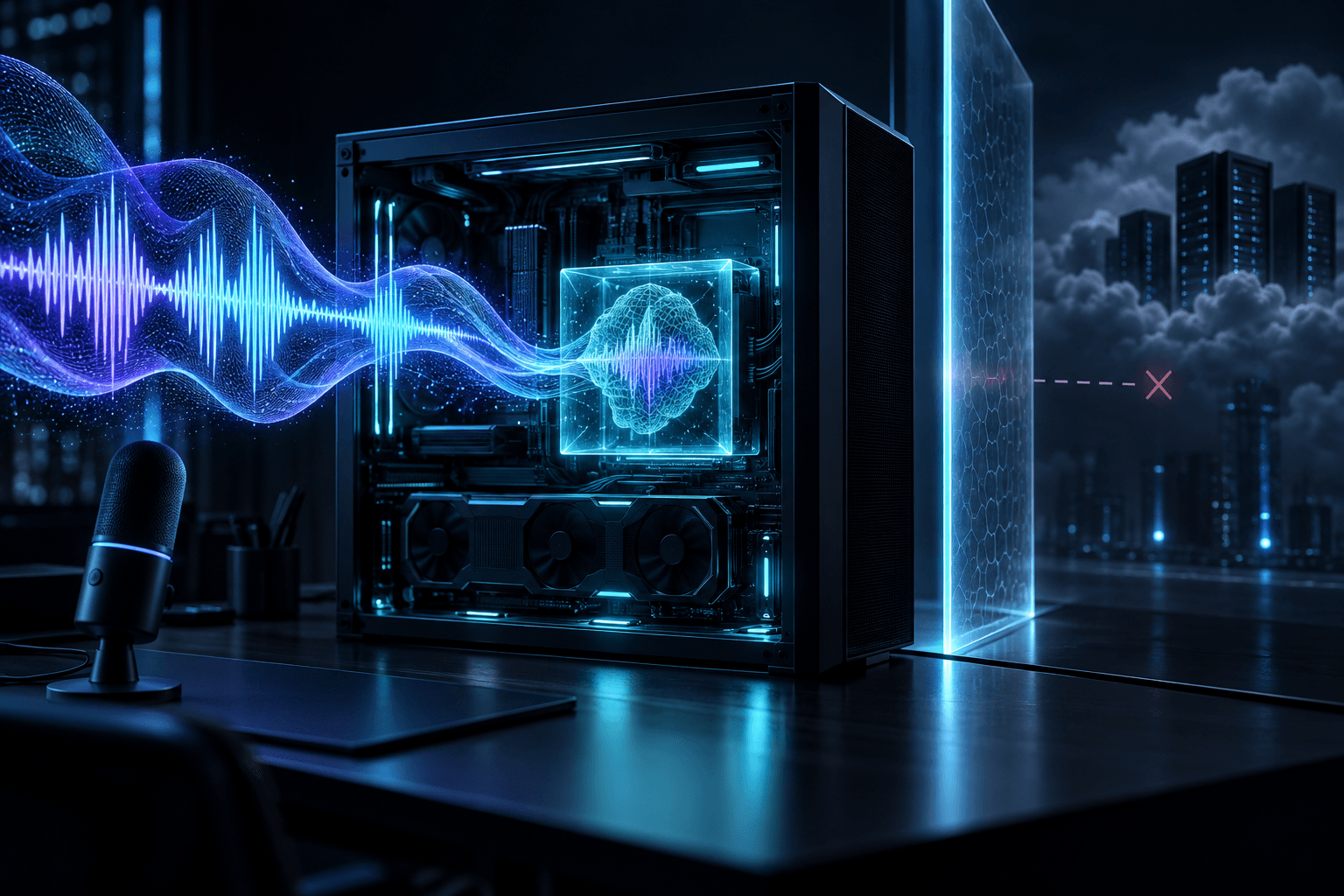How local voice cloning works, fine-tuned on your own GPU