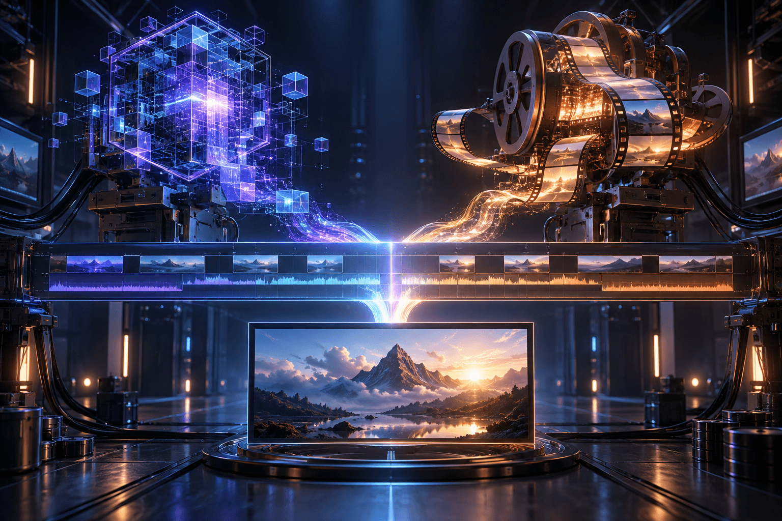 Two composition engines, one timeline